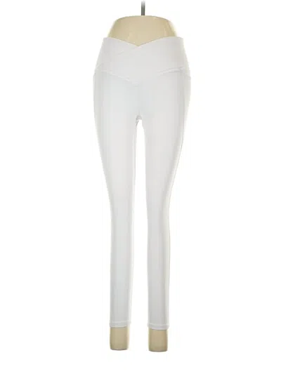 Pre-owned Fabletics Active Pants In Silver