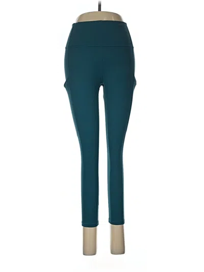 Pre-owned Fabletics Active Pants In Teal