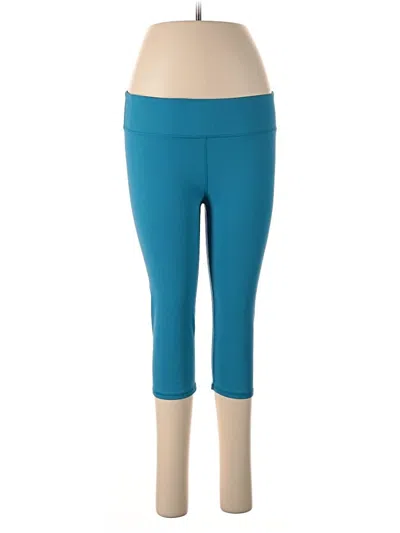 Pre-owned Fabletics Active Pants In Teal