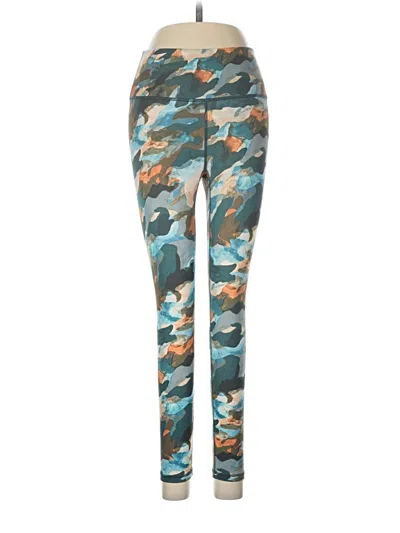 Pre-owned Fabletics Active Pants In Teal