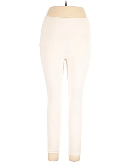 Pre-owned Fabletics Active Pants In White