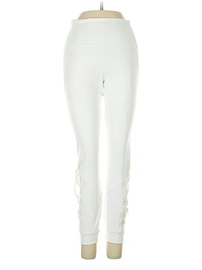 Pre-owned Fabletics Active Pants In White