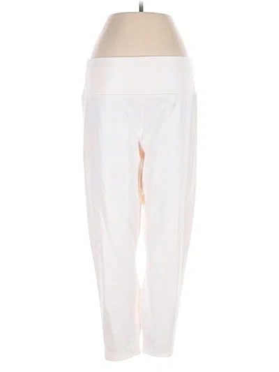 Pre-owned Fabletics Active Pants In White