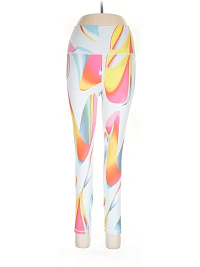 Pre-owned Fabletics Active Pants In White