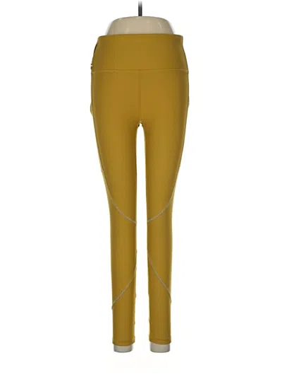 Pre-owned Fabletics Active Pants In Yellow