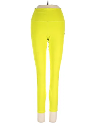 Pre-owned Fabletics Active Pants In Yellow