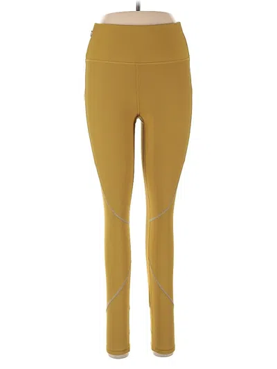 Pre-owned Fabletics Active Pants In Yellow