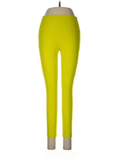 Pre-owned Fabletics Active Pants In Yellow