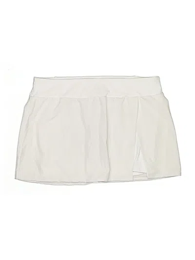 Pre-owned Fabletics Active Skort In Ivory