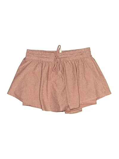 Pre-owned Fabletics Active Skort In Tan