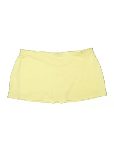 Pre-owned Fabletics Active Skort In Yellow