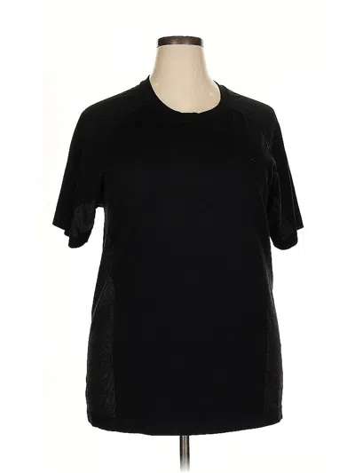 Pre-owned Fabletics Active T-shirt In Black