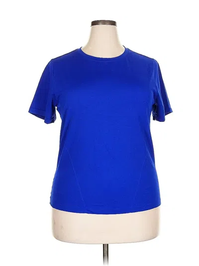Pre-owned Fabletics Active T-shirt In Blue