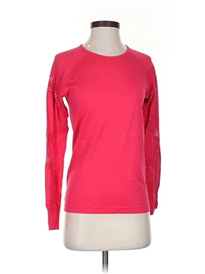Pre-owned Fabletics Active T-shirt In Red