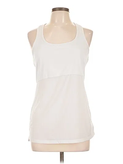 Pre-owned Fabletics Active Tank Top In Ivory