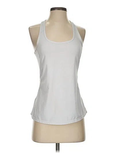 Pre-owned Fabletics Active Tank Top In Silver