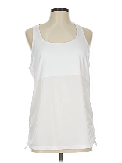 Pre-owned Fabletics Active Tank Top In White
