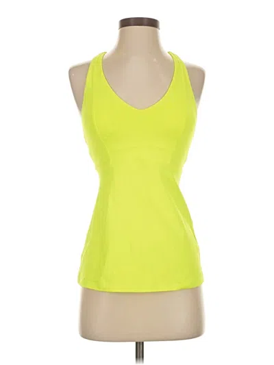 Pre-owned Fabletics Active Tank Top In Yellow