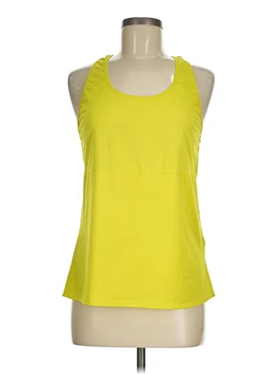 Pre-owned Fabletics Active Tank Top In Yellow