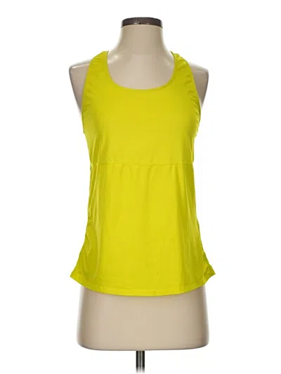Pre-owned Fabletics Active Tank Top In Yellow