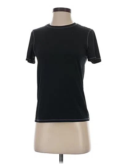 Pre-owned Fabletics Active T-shirt In Black
