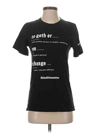 Pre-owned Fabletics Active T-shirt In Black