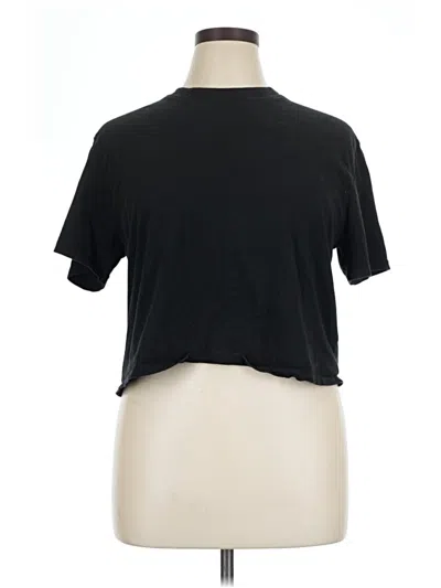 Pre-owned Fabletics Active T-shirt In Black