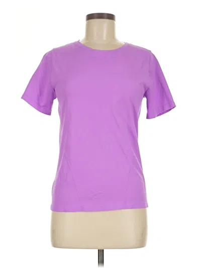 Pre-owned Fabletics Active T-shirt In Purple