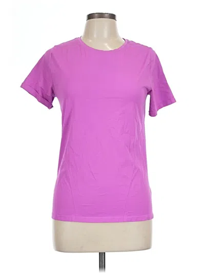 Pre-owned Fabletics Active T-shirt In Purple