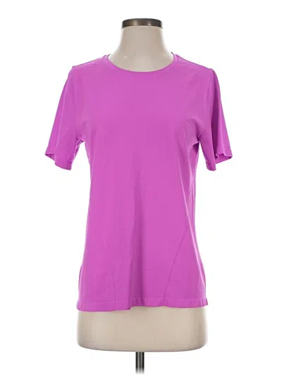 Pre-owned Fabletics Active T-shirt In Purple
