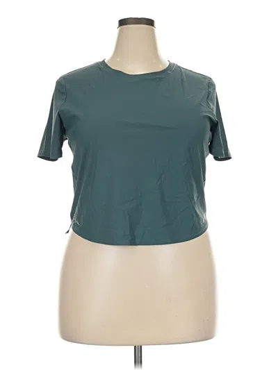 Pre-owned Fabletics Active T-shirt In Teal