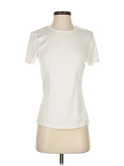 Pre-owned Fabletics Active T-shirt In White