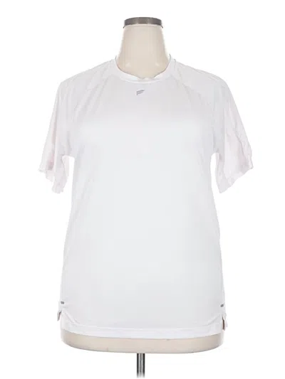 Pre-owned Fabletics Active T-shirt In White
