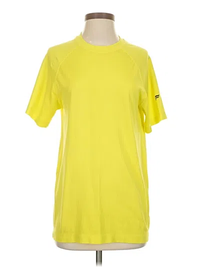 Pre-owned Fabletics Active T-shirt In Yellow