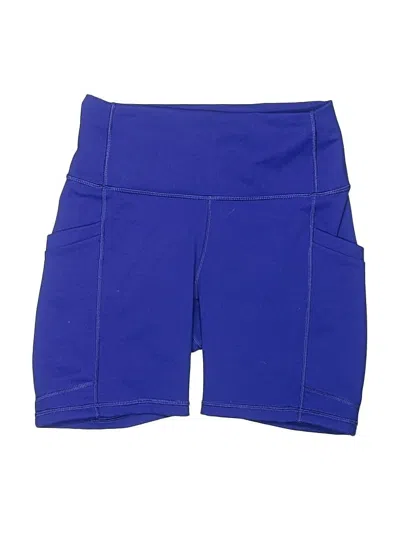 Pre-owned Fabletics Athletic Shorts In Blue