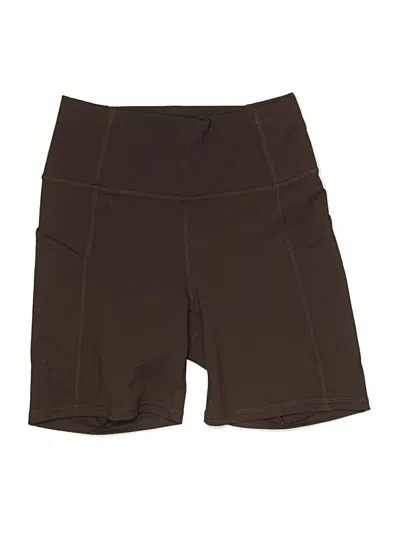 Pre-owned Fabletics Athletic Shorts In Brown