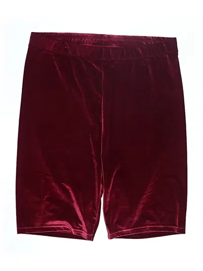 Pre-owned Fabletics Athletic Shorts In Burgundy