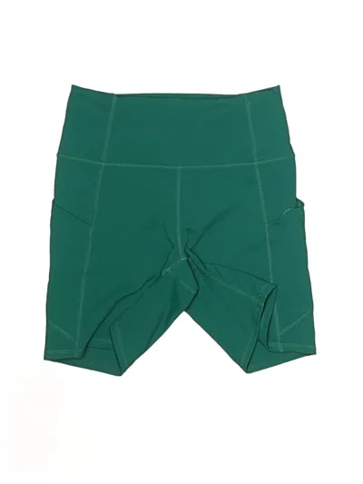 Pre-owned Fabletics Athletic Shorts In Green