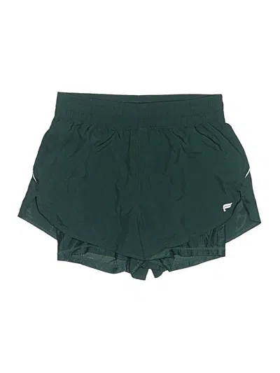 Pre-owned Fabletics Athletic Shorts In Green