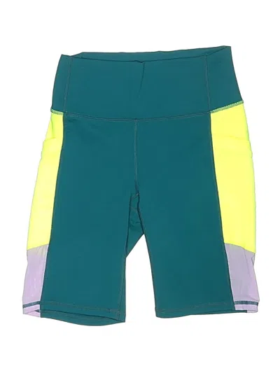 Pre-owned Fabletics Athletic Shorts In Green
