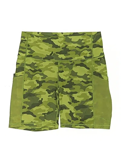 Pre-owned Fabletics Athletic Shorts In Green