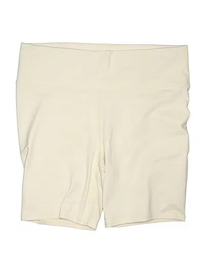 Pre-owned Fabletics Athletic Shorts In Ivory
