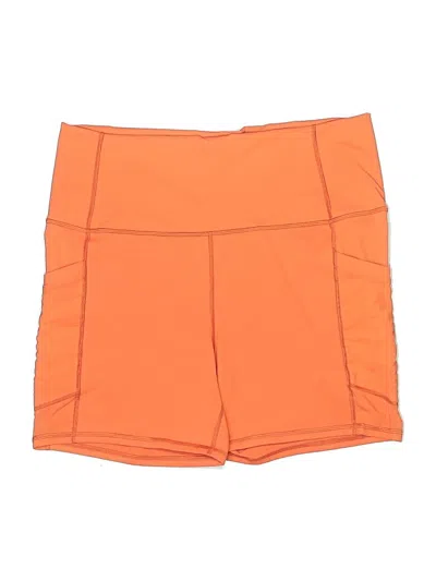 Pre-owned Fabletics Athletic Shorts In Orange