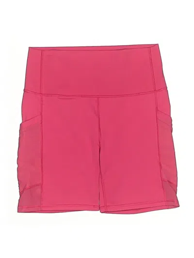 Pre-owned Fabletics Athletic Shorts In Pink