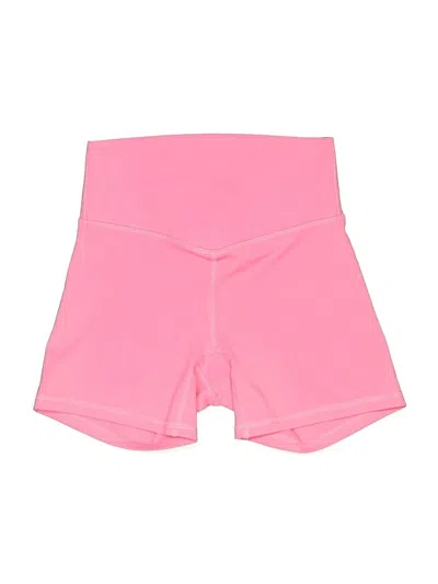 Pre-owned Fabletics Athletic Shorts In Pink