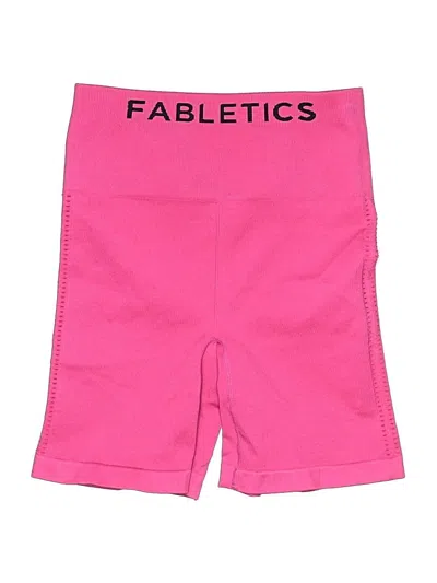 Pre-owned Fabletics Athletic Shorts In Pink
