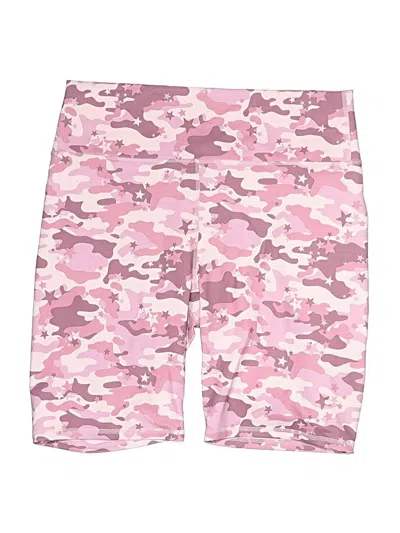 Pre-owned Fabletics Athletic Shorts In Pink