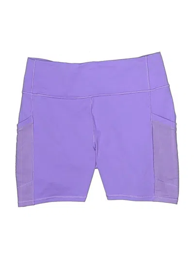 Pre-owned Fabletics Athletic Shorts In Purple
