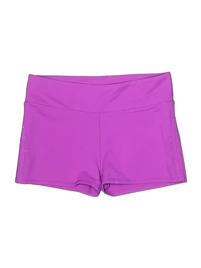 Pre-owned Fabletics Athletic Shorts In Purple