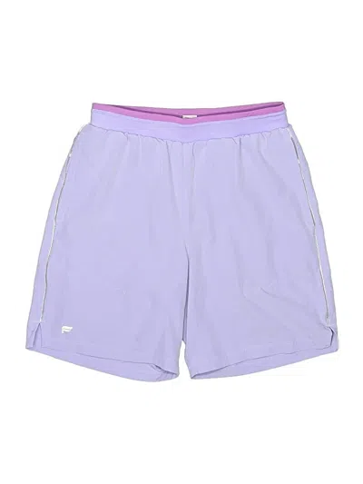 Pre-owned Fabletics Athletic Shorts In Purple